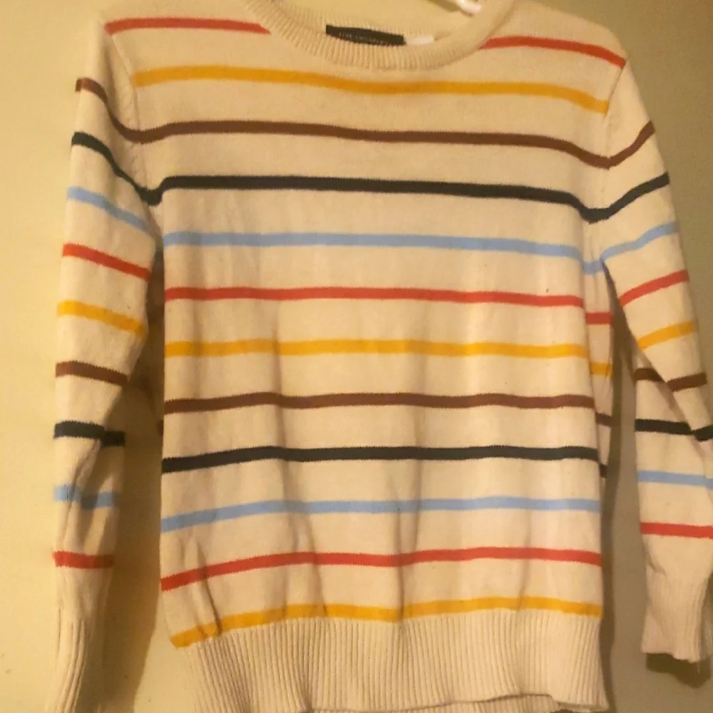 The Children's Place Cream Striped Sweater